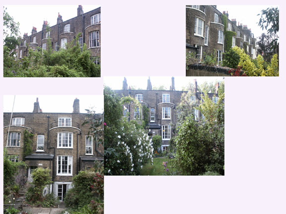 Rear of house